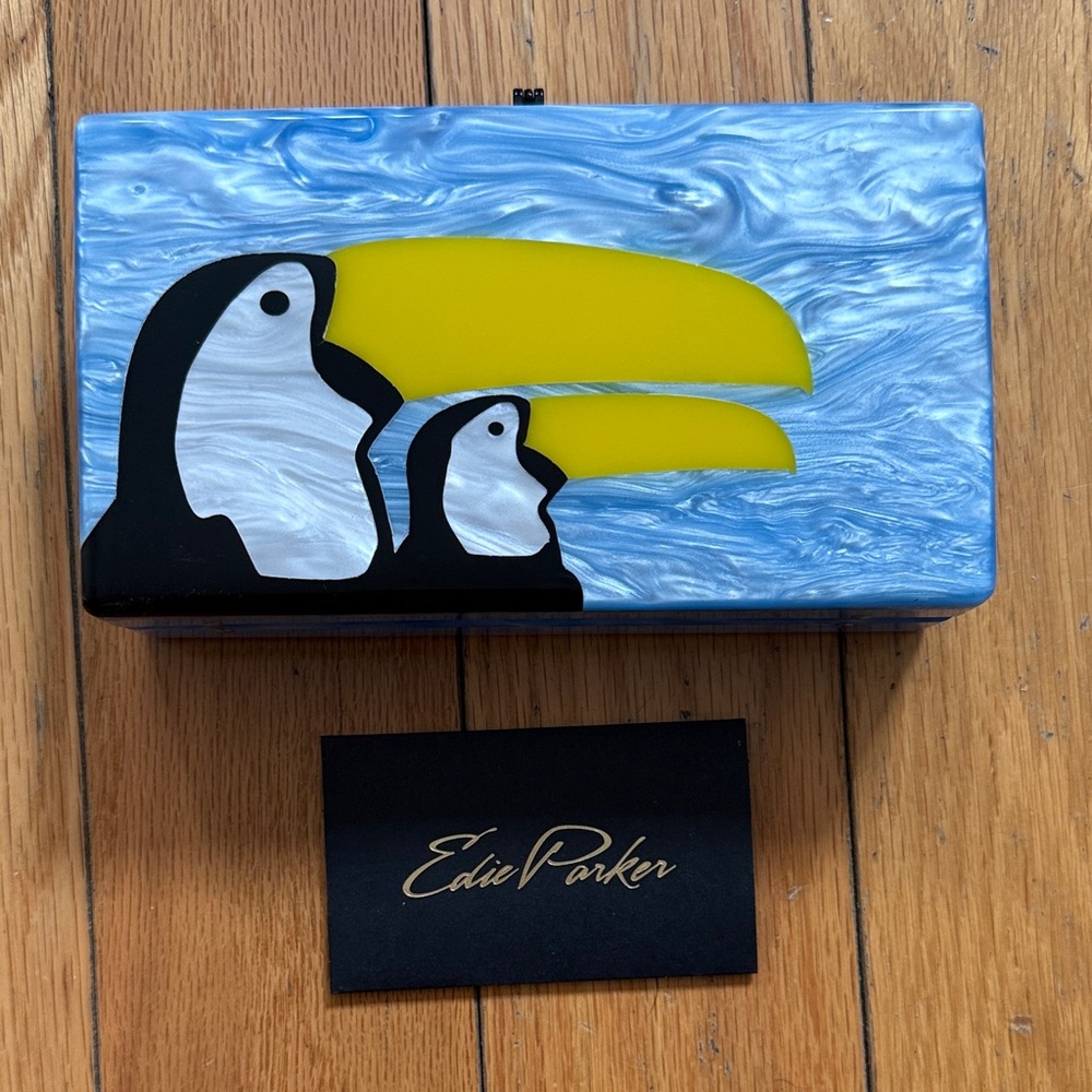 Edie Parker Toucan Clutch